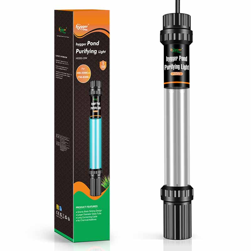hygger 203 pond UV light application