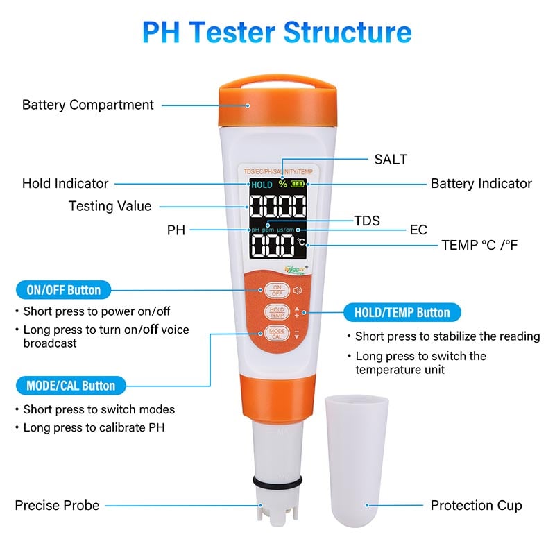 hygger pH tester