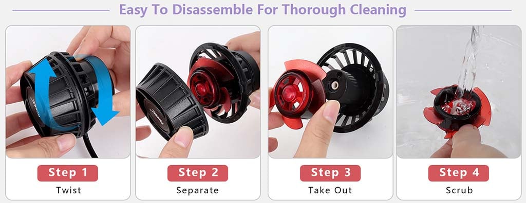 Easy to disassemble DC wavemaker