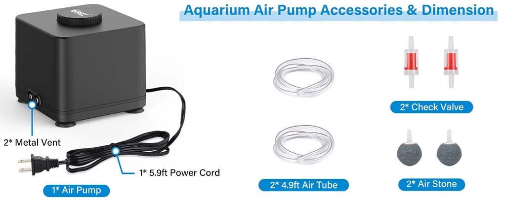 Dual pro air pump kit includes