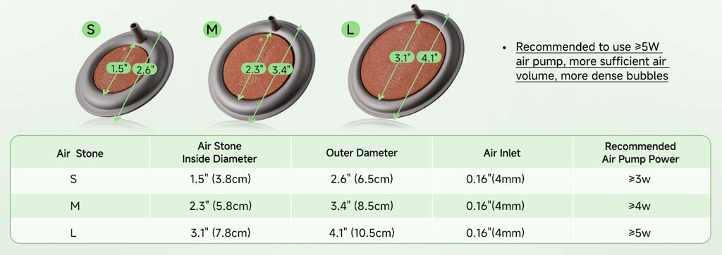 5W air pump for hole air stone