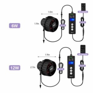 Safety wavemaker DC pump for aquariums