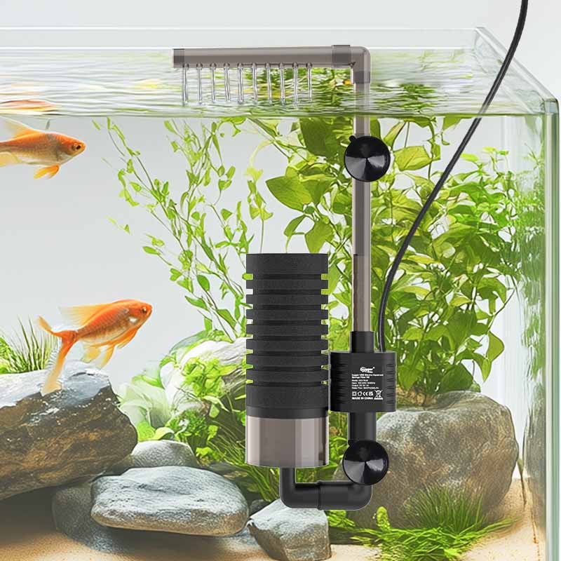 hygger 176 electric sponge filter filtration