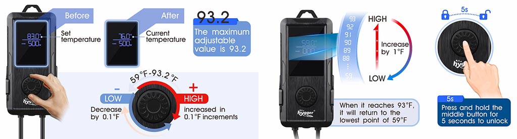 2 ways to control temperature