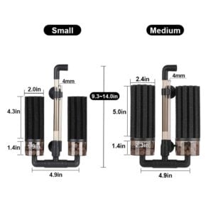 HG256 sponge filter size