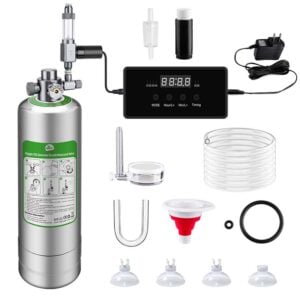 hygger CO2 Generator Kit with timer and accessories