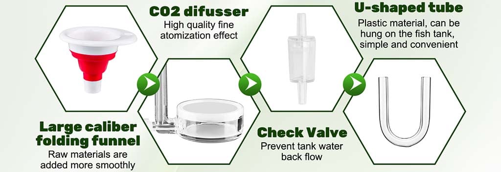 CO2 generator kit accessories