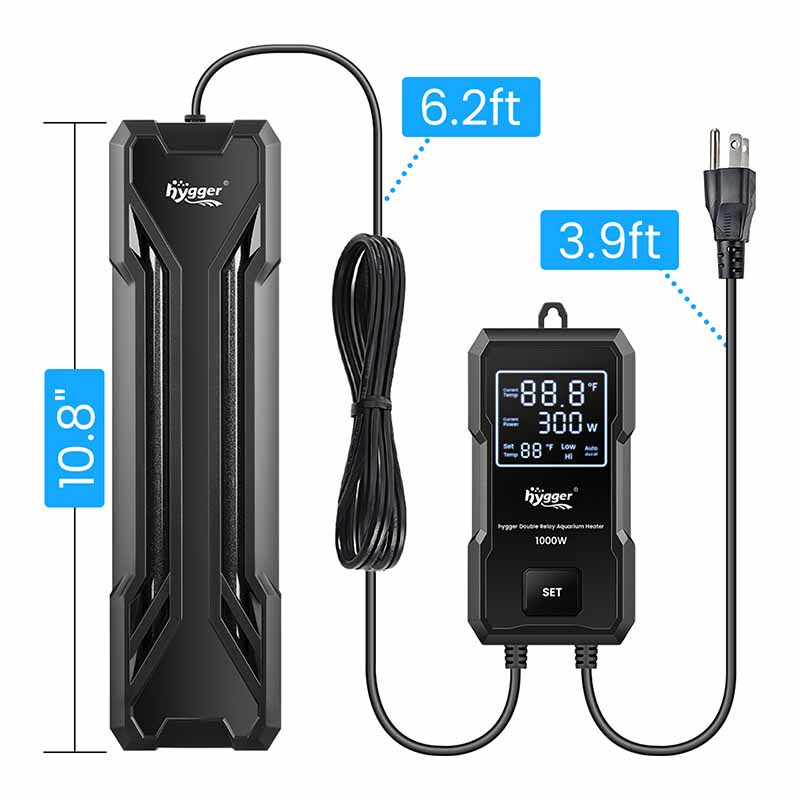 HG275 heater size chart