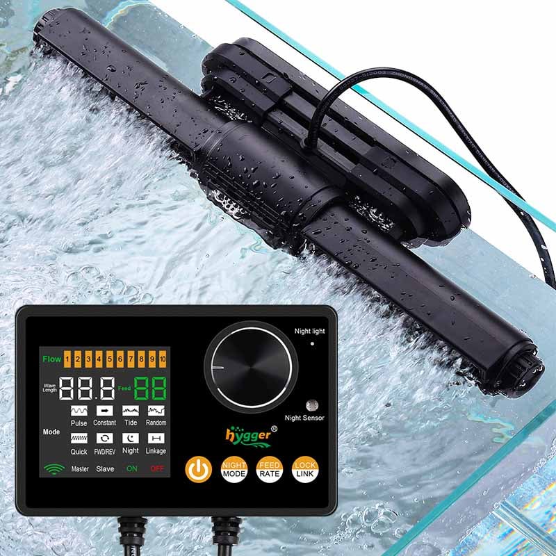 25W-50W with 6 wave modes for tanks ≤79"