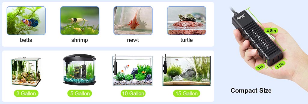 Small tank 3-20 gallon heater