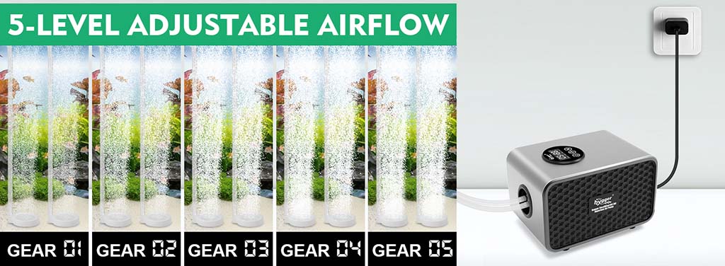 HG266 steel air pump air flow adjustable