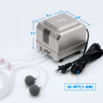 Cube air pump for aquarium