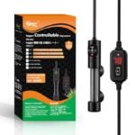 HG273 controllable aquarium heater installation