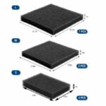 HG230 High-Density Filter Sponge Size