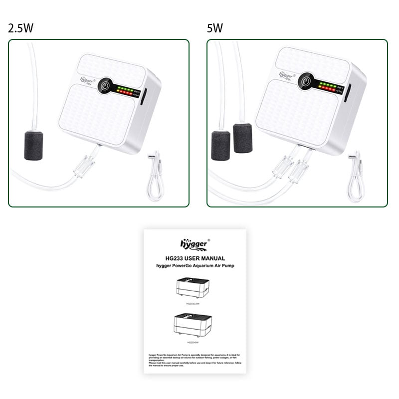 Adjustable 4 air flow of HG233 air pump