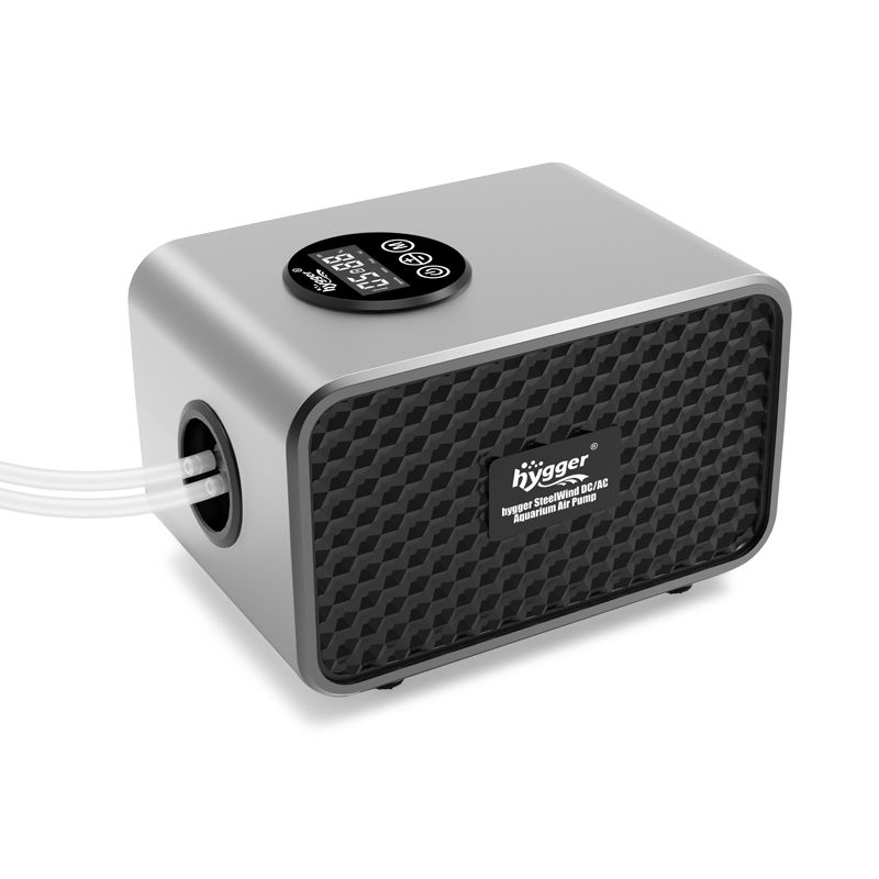 hygger SteelWind DC/AC Aquarium Air Pump