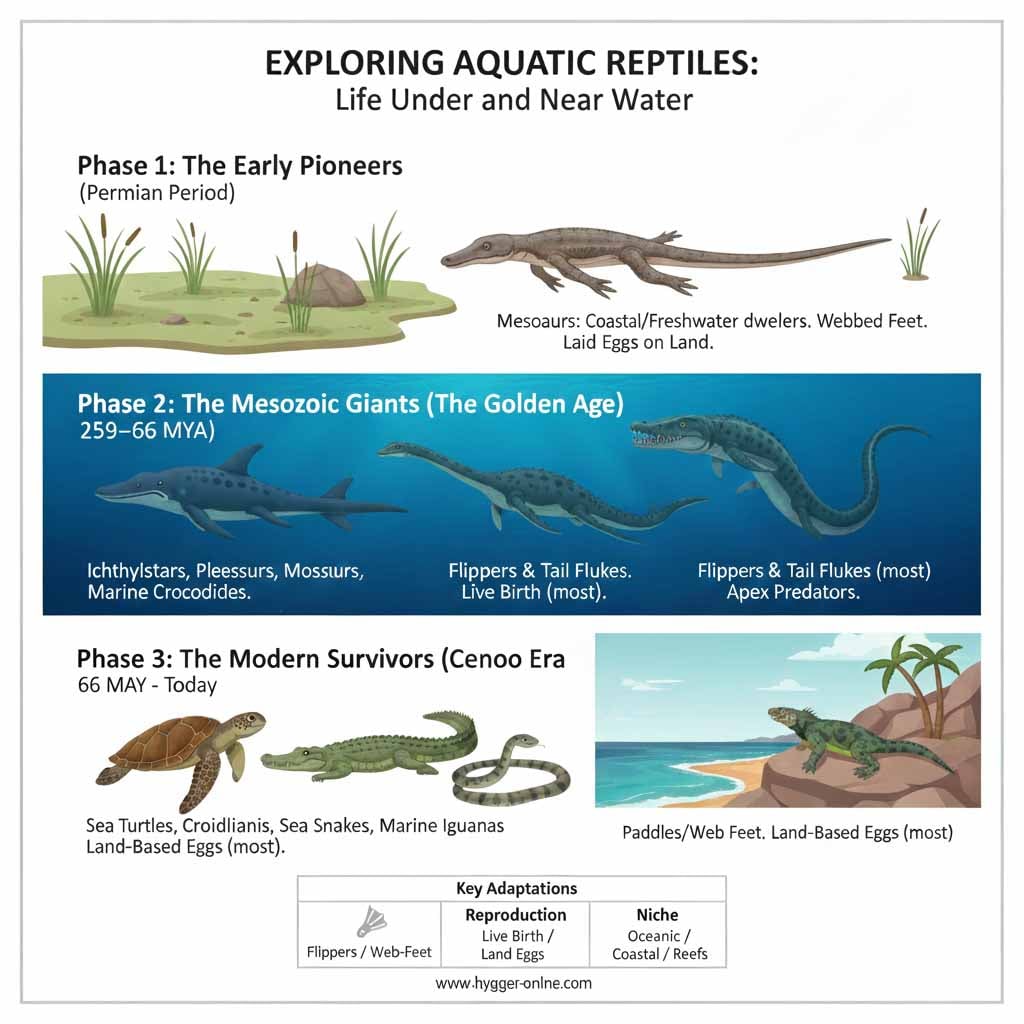 History of the Aquatic Reptile