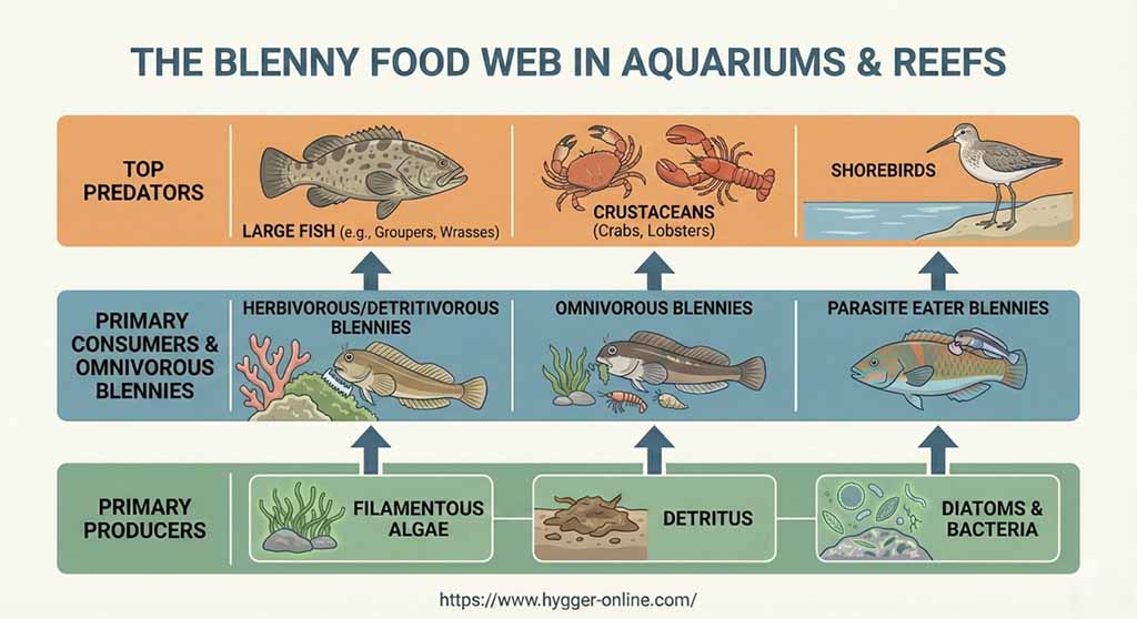 Blenny Food web