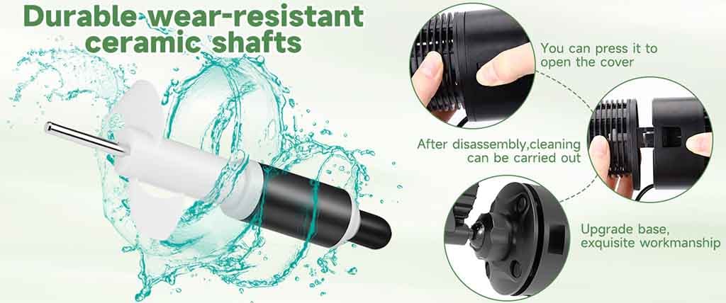Durable wear resistant wave making pump