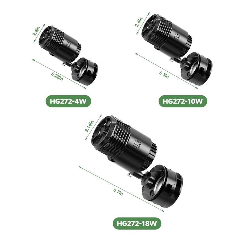 HG272 AC wave-making pump size