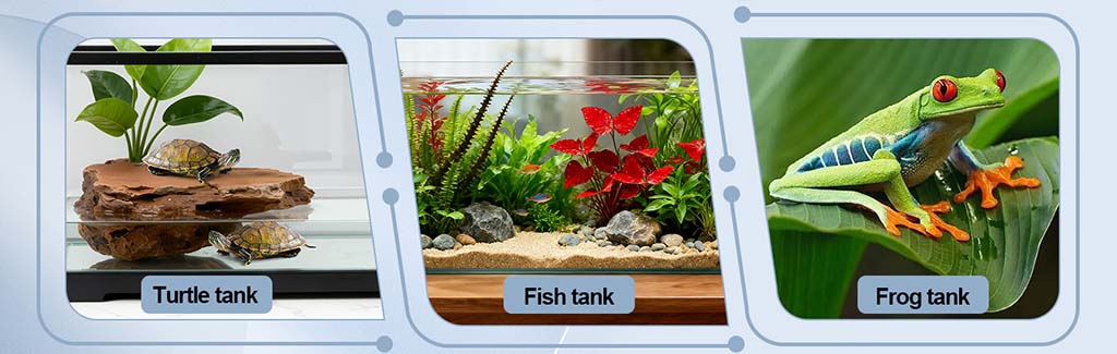 Dual flow filter for small tanks