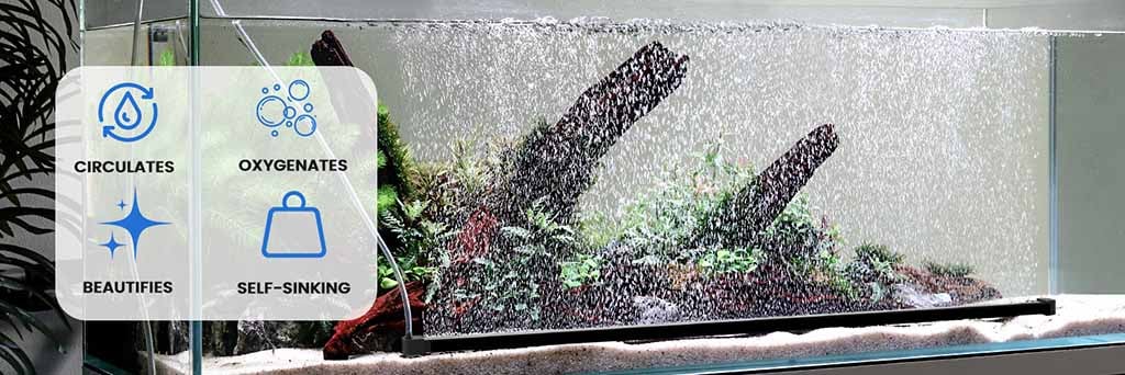 Low pressure air stone strip