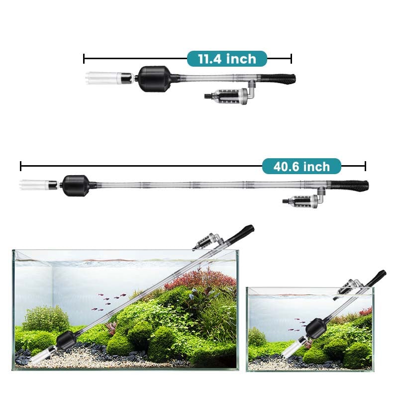 Adjustable length from 11.4" to 40.6"