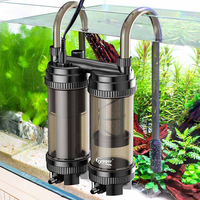 hygger aquarium dual flow filter for 20 gal