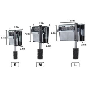 Aquarium flow pro HOB filter