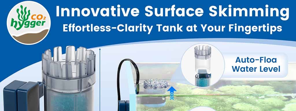 Clarity fish tank skimmer