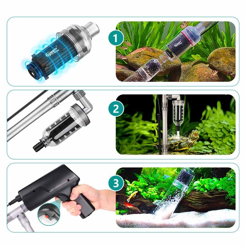 6 in 1 DC aquarium water changer