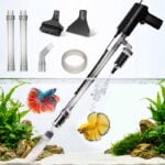 Aquagrip water changer for deep tank cleaning