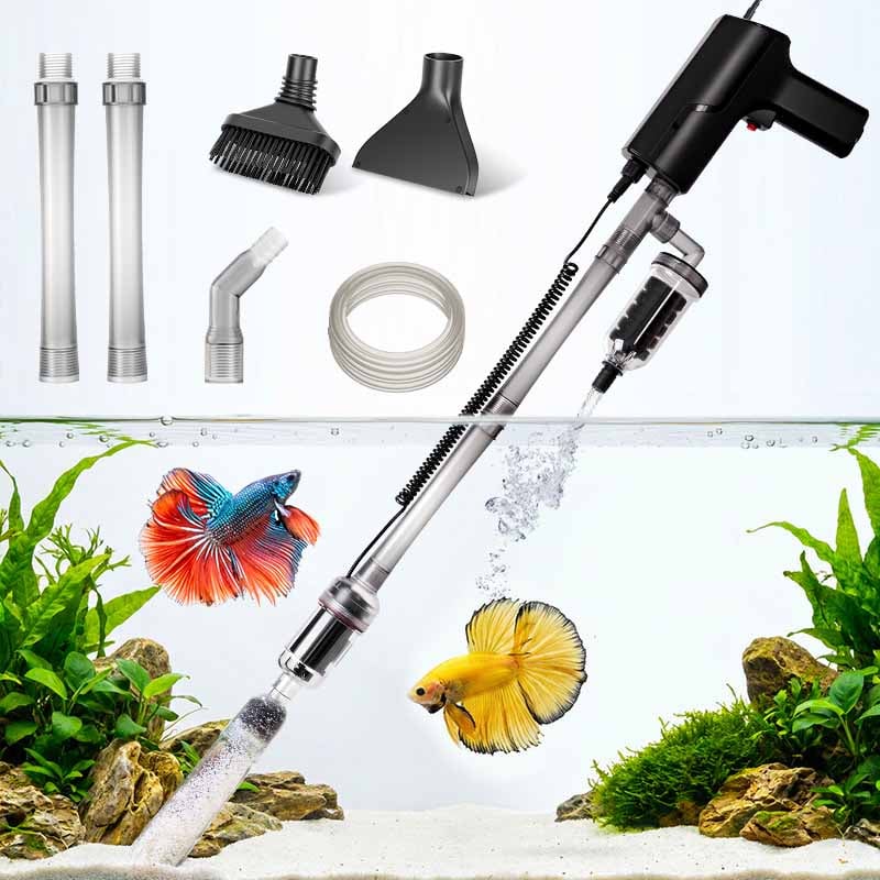 Aquagrip water changer for deep tank cleaning