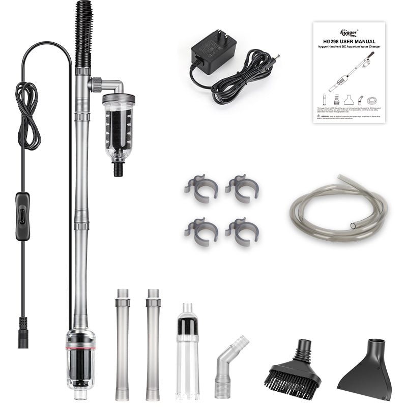 hygger 298 handheld water changer accessories