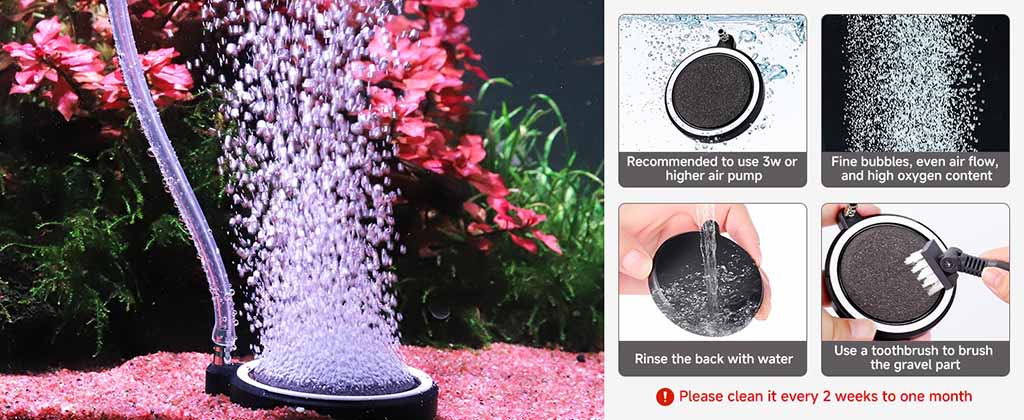 Using tips for hygger 220 air stone