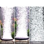 Fine bubbles for fish tanks