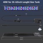 hygger AquaSense Aquarium Light for 12"-42" tanks