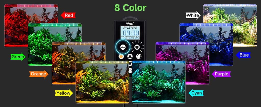 8 color for aquatic plants