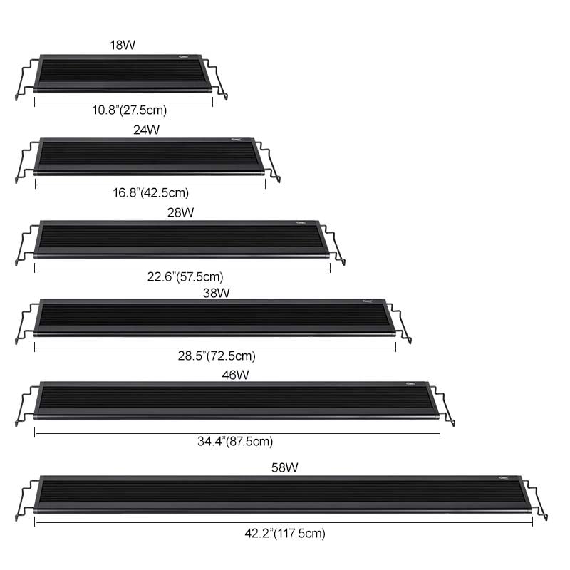 HG160 plant light size