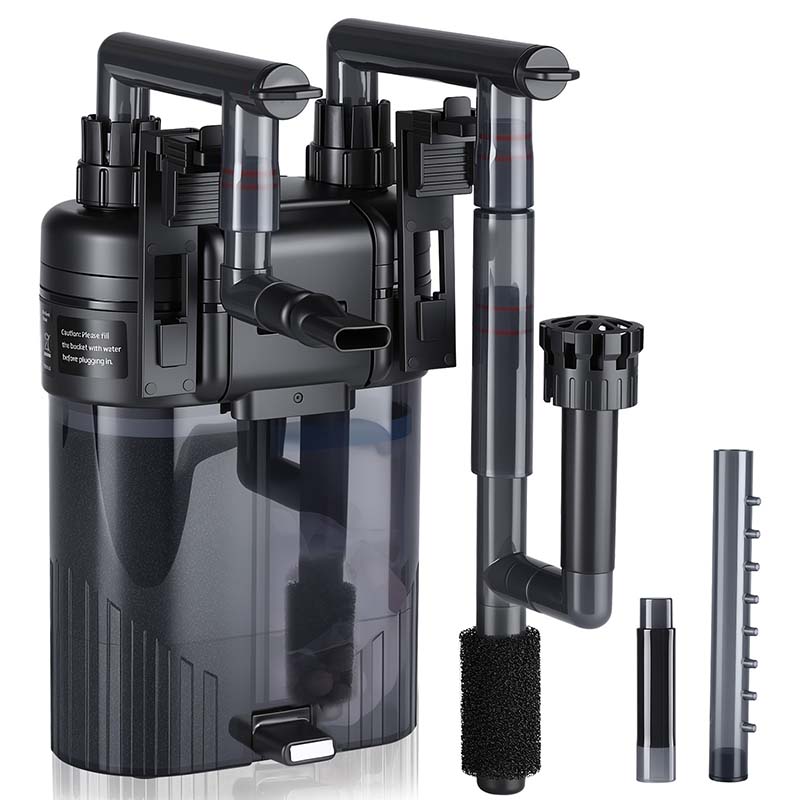 hygger Satchel Hang-On-Back Aquarium Canister Filter