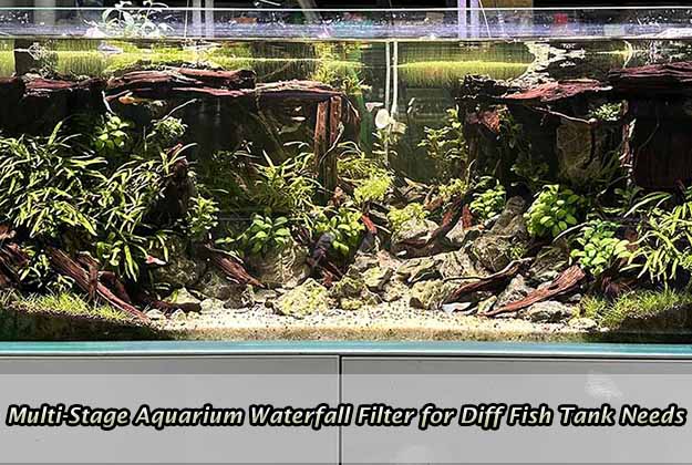 Multi-Stage Aquarium Waterfall Filter for Different Fish Tank Needs