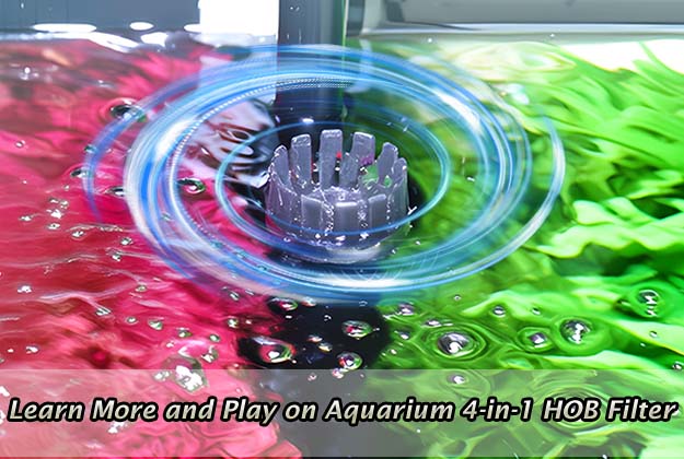 Learn More and Play on Aquarium 4-in-1 HOB Filter